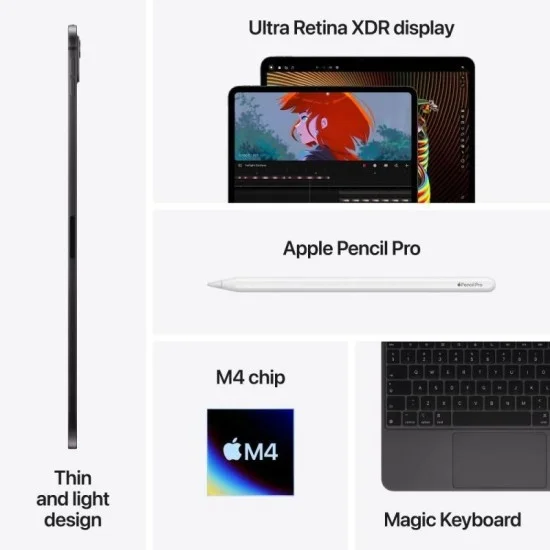 Apple Ipad Pro M4 512Gb 8Gb Ram Wifi 13-Inch -  Space Black